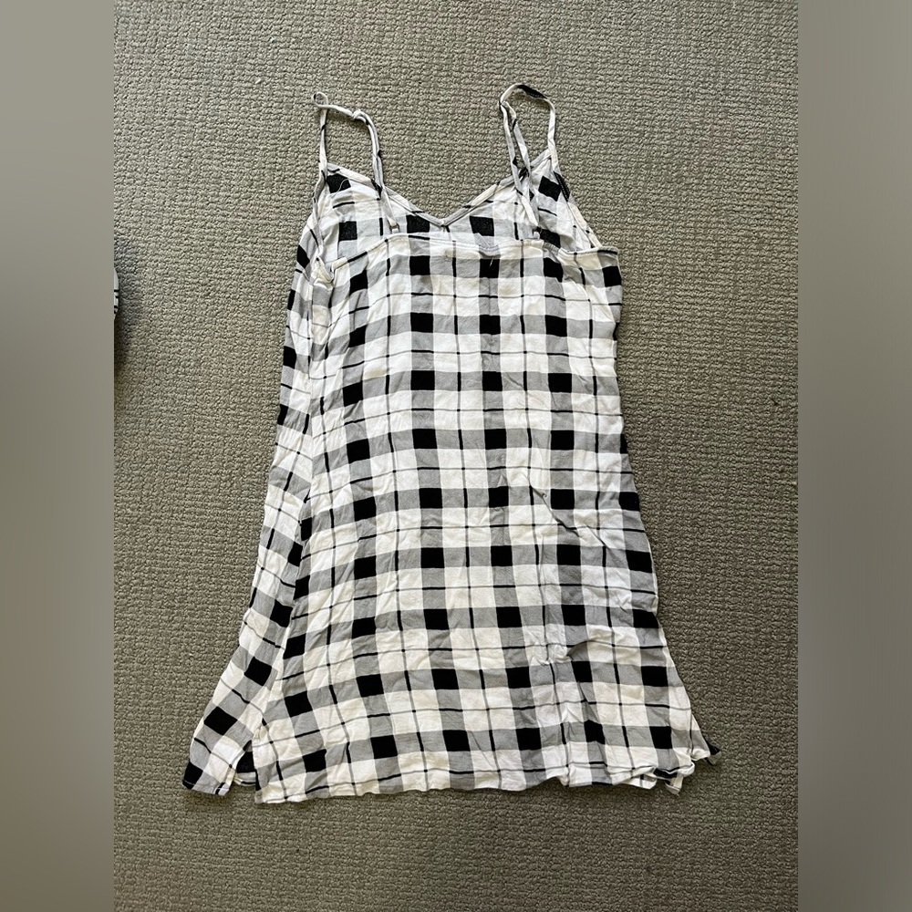 Black and White checkered dress